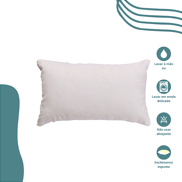Refil Baguete Almofadas Retangulares 44cm x 30cm Decoração macio 100% Silicone