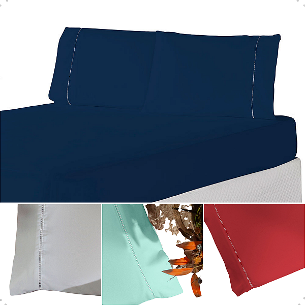 Roupa De Camas Box Casal 188x138 Com Elástico +fronha