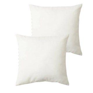 Kit 02 Refil De Almofada 50cm x 50cm Muito Resistente Macio Sala Quarto Fibra
