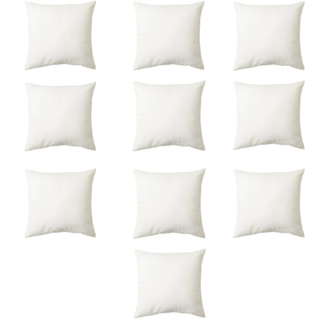 10 Dez Refis de Almofada Enchimento 50x50 cm Refil Ideal Para Sala e Quarto Bem Cheia e Macia