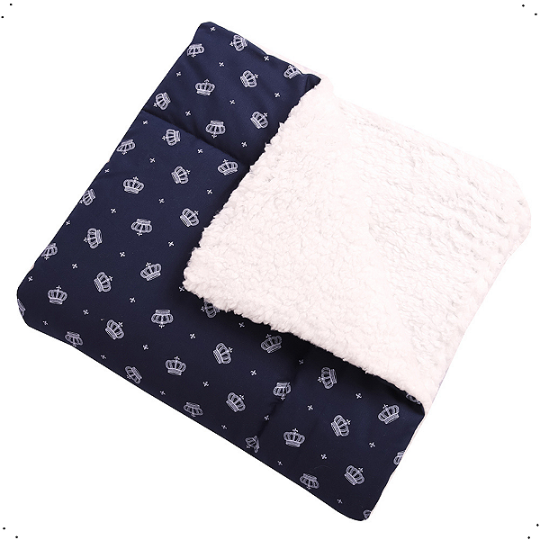 Manta De Bebe Sherpa Cobertor Quentinho 80cm x 75cm