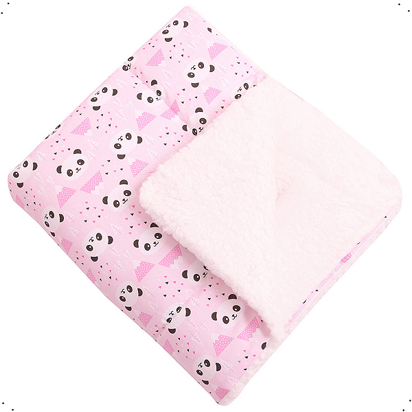 Manta De Bebe Sherpa Fofinho Estampas Lindas 80cm x 75cm