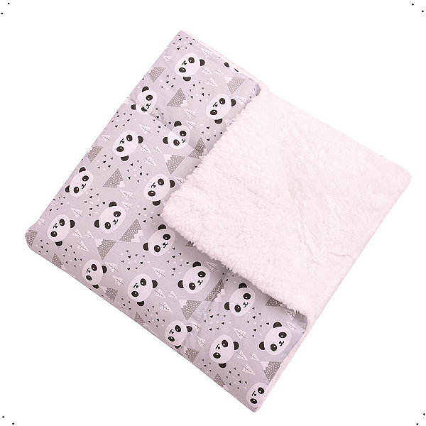Manta De Bebe Sherpa Fofinho Estampas Lindas 80cm x 75cm