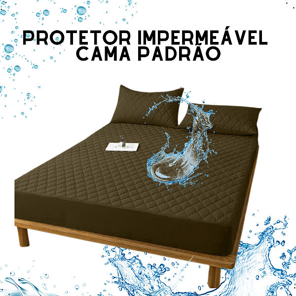 Capa Protetora Colchao Casal Padrao Matelado Impermeável
