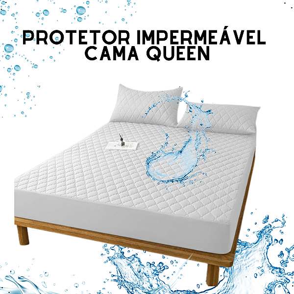 Capa Protetora Colchao Queen Matelado Impermeável Macio