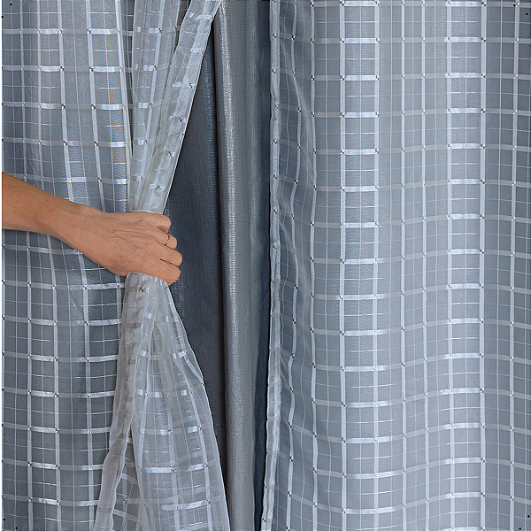 Curtinas Blackout Com Forro 280cm x 160cm Pra Sala Corta Luz