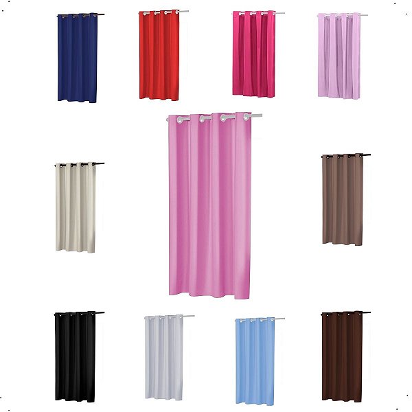 Cortina Blackout 1,10m x 1,30m Folha Unica Para Vitro Janela