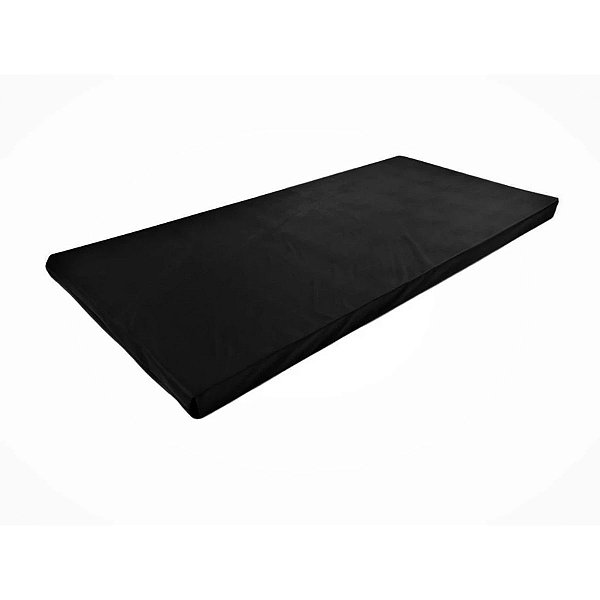 Colchonete 90x40x3 Academia Impermeável Yoga Ginastica Preto
