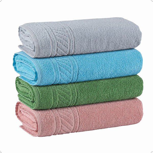 Toalha Banho Verona 100% Algodão Gigante Macia Alta Absorção