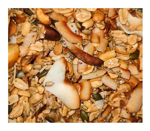 Granola low carb gourmet com eritritol
