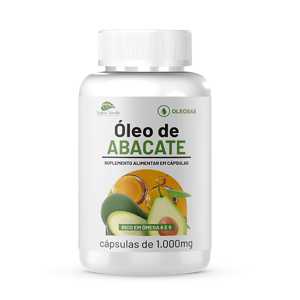 Óleo de abacate 1000mg 60 cápsulas - Natus Verde