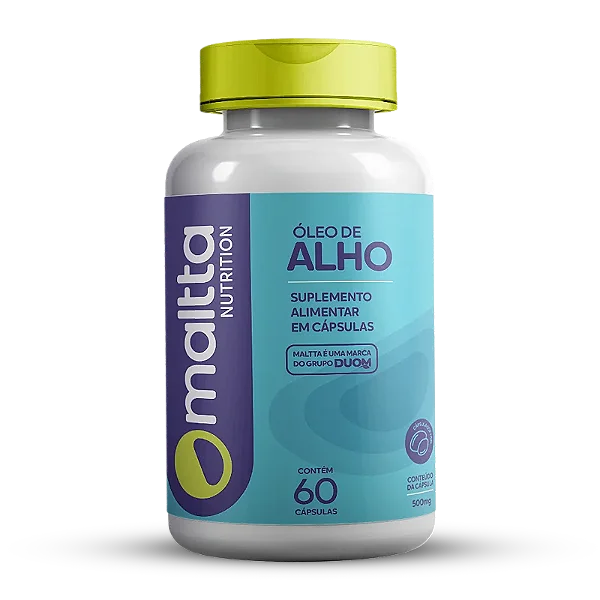Óleo de Alho 500mg  60 Cápsulas