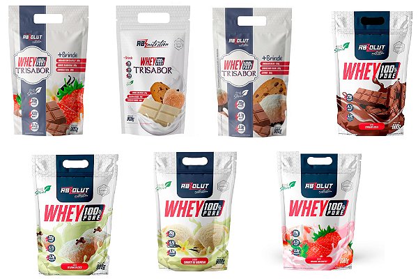 Whey Concentrado 100% Pure 900g – Refil - Vários sabores