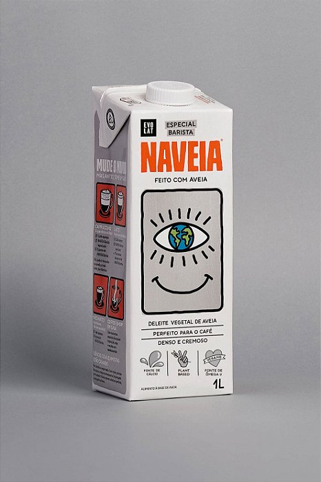 Leite naveia barista