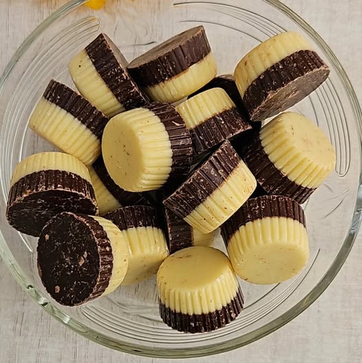 Bombom Black White com chocolate 70% e branco