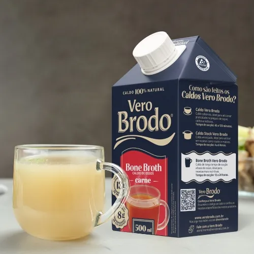 Caldo de ossos Vero Brodo-Sabor Carne
