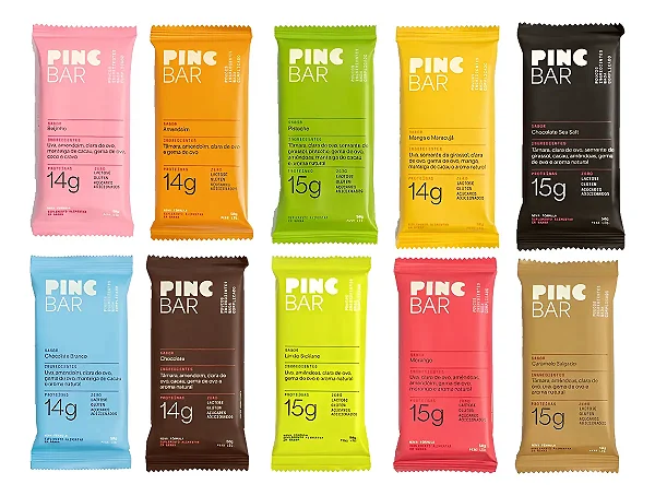 Barra de proteína Pincbar-Sabores