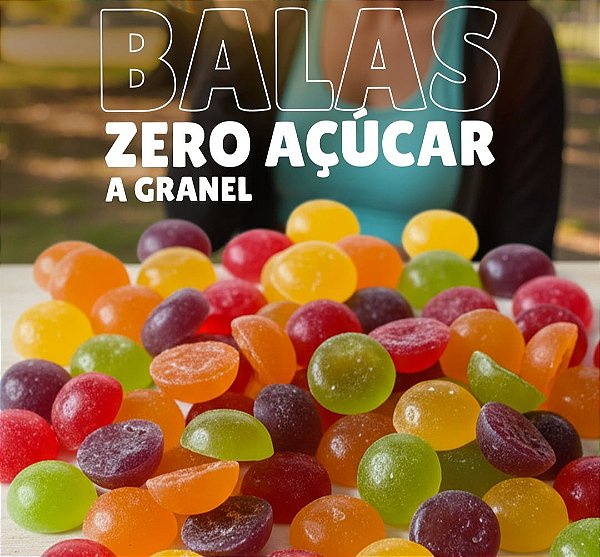 Bala Frutas Tropicais - Zero açucar