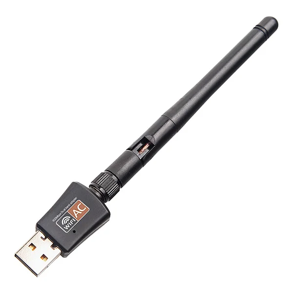 Adaptador Wifi USB Dual Band 5G 600MBPS COM ANTENA 7092 7869315170920