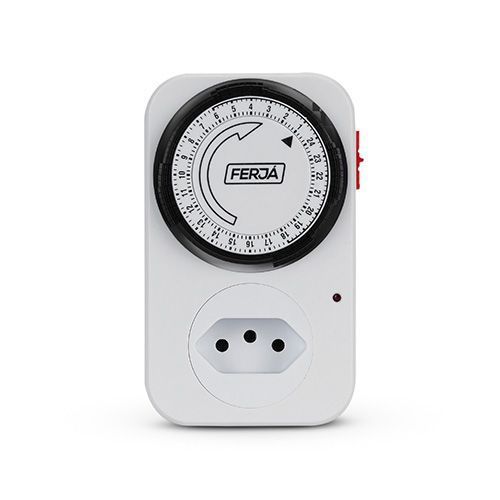 Timer Temporizador Analógico 110v 220v 60HZ Programável Liga Desliga Ferjá