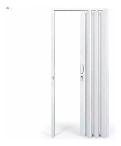 PORTA SANFONADA PVC COR BRANCA  0,90 X 2,10M
