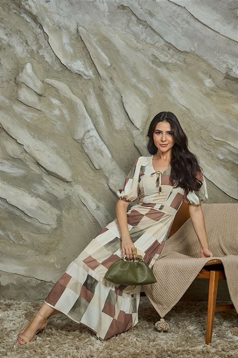 Vestido Midi C/ Amarração