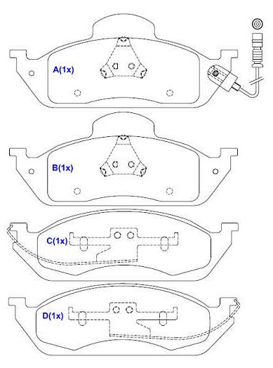 PAST DIANT MERCEDES ML 230/430 98/ TEVES