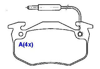 PAST DIANT CITROEN BX 1.4/1.9 83/ BENDIX
