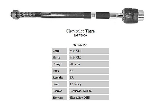 ARTICULACAO CORSA MECANICO DHB