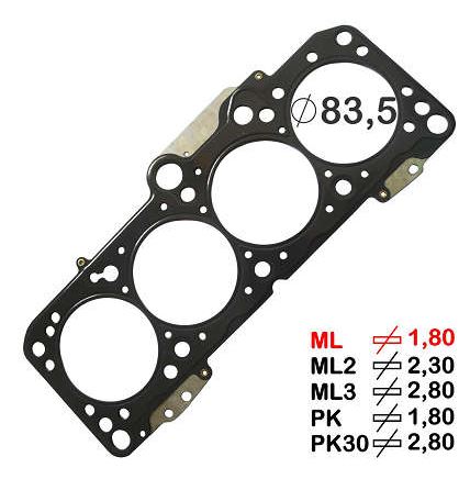 JUNTA CABECOTE  METALICA AP 2.0 8V
