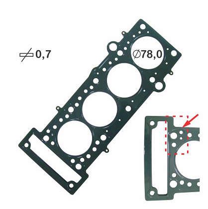 JUNTA CABECOTE METALICA MOBI GRAND SIENA PALIO FIAT 500 1.4 FLEX
