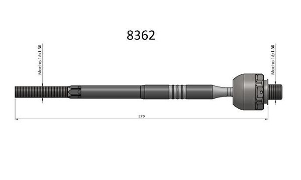 BARRA AXIAL  AZERA 05/... SONATA 06/...