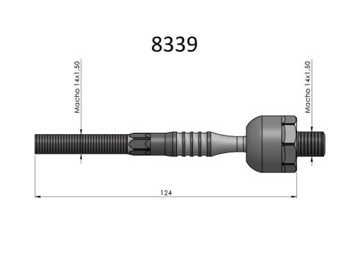 BARRA AXIAL  ACCORD 03/07
