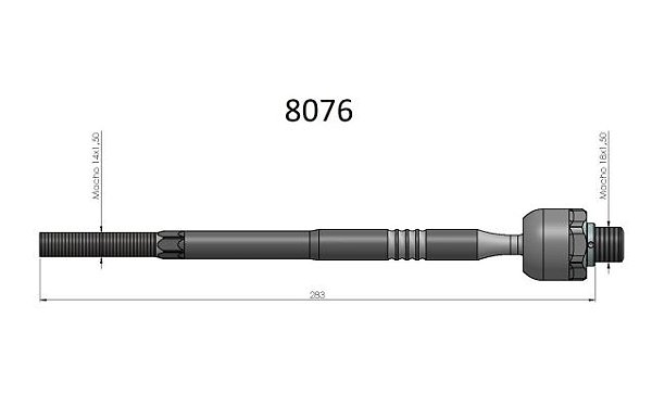 BARRA AXIAL  OMEGA 98/99