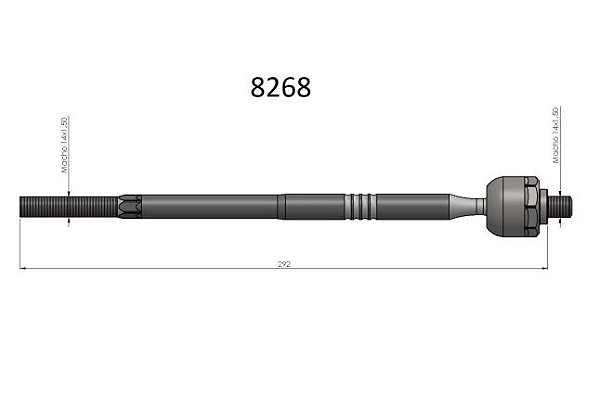 BARRA AXIAL DOBLO DIR.MECAN.00