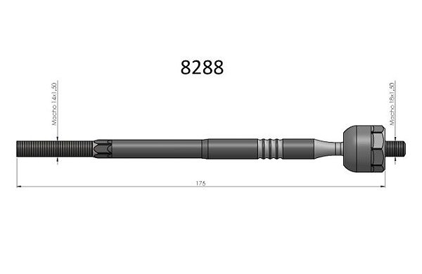 BARRA AXIAL  CIVIC 06/... NEW CIVIC 07/...