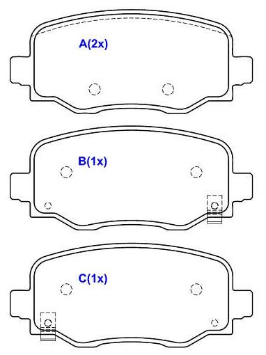 PASTILHA TRAS. JEEP COMPASS RENEGADE