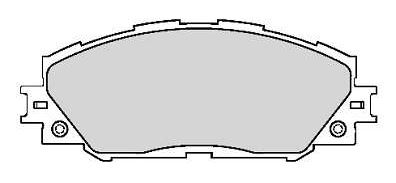 PASTILHA DIANT TOYOTA RAV-4 06/...