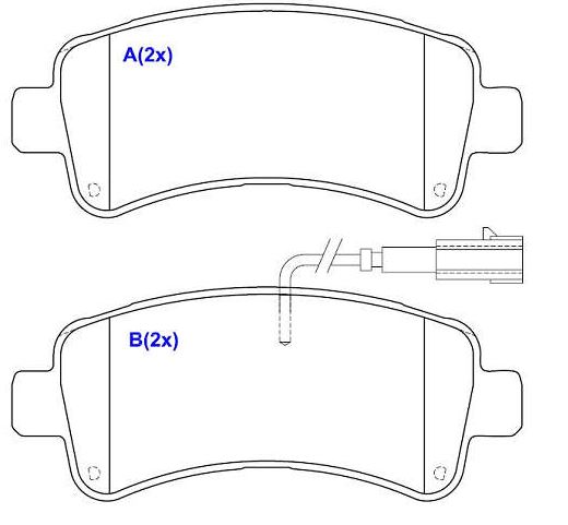 PASTILHA TRAS. NOVA DUCATO 2018...