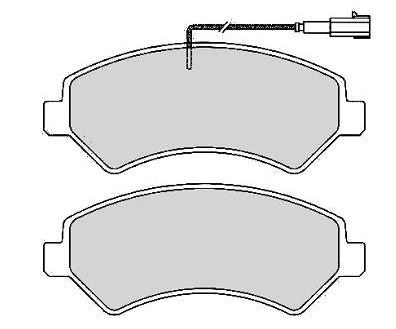 PASTILHA DIANTEIRA NOVA DUATO 2018