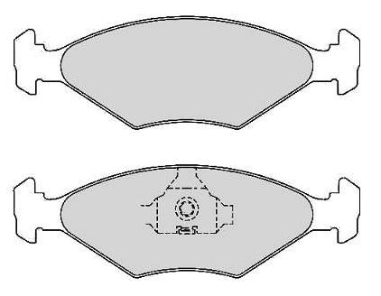 PASTILHA DIANT. SANTANA QUANTUM 1.8/2.0 85/88 SOLIDO