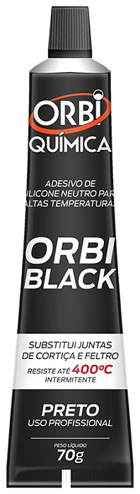 SILICONE MEGA ORBI BLACK 70G (400ºC)