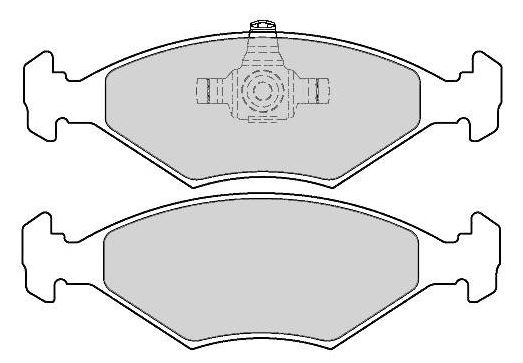 PASTILHA DIANTEIRA UNO FIRE 2009/...