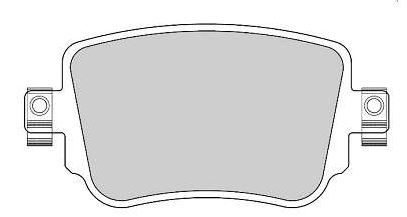 PASTILHA DIANT. NOVA HILUX 05/...