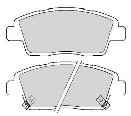 PASTILHA FREIO DIANT. HB20 1.0 12V 2012/...