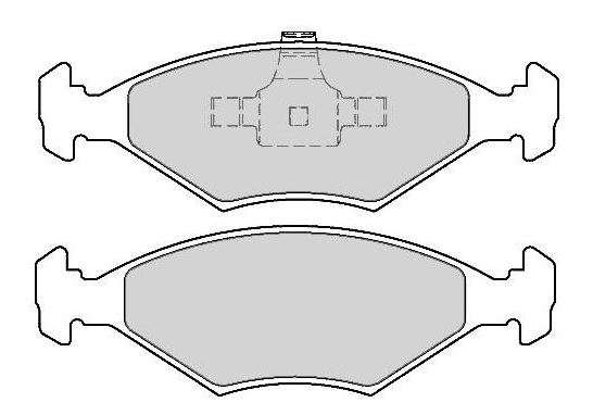 PASTILHA DIANT PALIO 1.0 8/16V