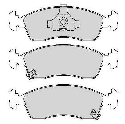 PASTILHA DIANT COBALT, ONIX 12/... NOVO PRISMA 13/... (S/ ABS)