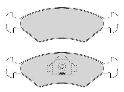 PASTILHA DIANT. FIESTA 1.4 16V
