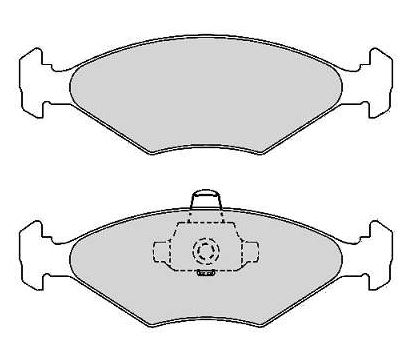 PASTILHA FREIO DIANT PALIO SIENA 98/09