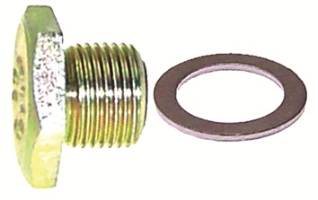 BUJAO DO CARTER CONICO COM ANEL CITROEN, PEUGEOT, RENAULT, FIAT (16MM)